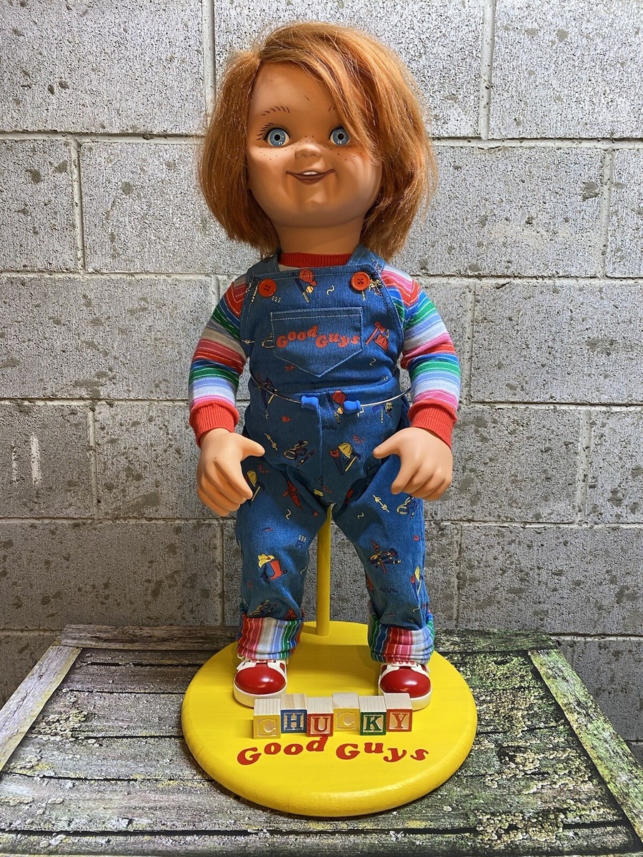 Chucky Good Guys Doll Display STAND ONLY with Blocks Childs Play
