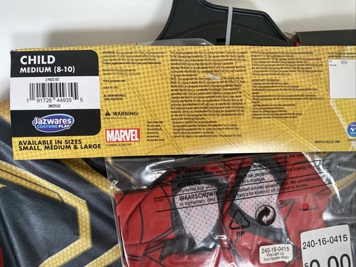 Marvel Spider-Man No Way Home Suit Light-Up Child Costume (Medium 8-10) - Picture 6 of 11