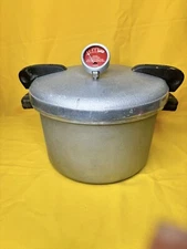 VTG GUARDIAN Ware SERVICE PRESSURE COOKER CANNER ALUMINUM W/RACK X 2