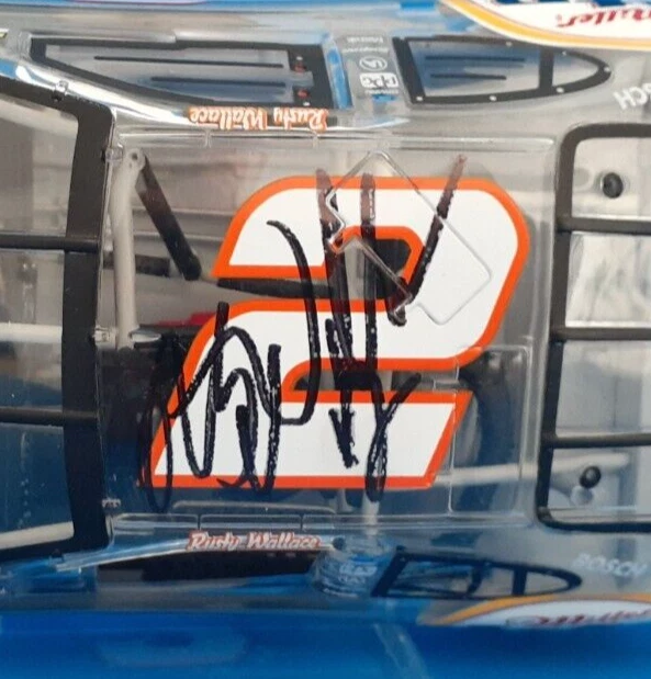 Rusty Wallace Autographed Harley Davidson Miller Lite Clear 2001 Taurus Diecast - Image 3 of 4