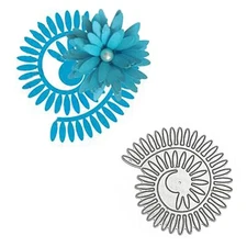 3D Spiral Flower Metal Die Cuts,Daisy Flower Garland Wedding Cutting Dies Cut...