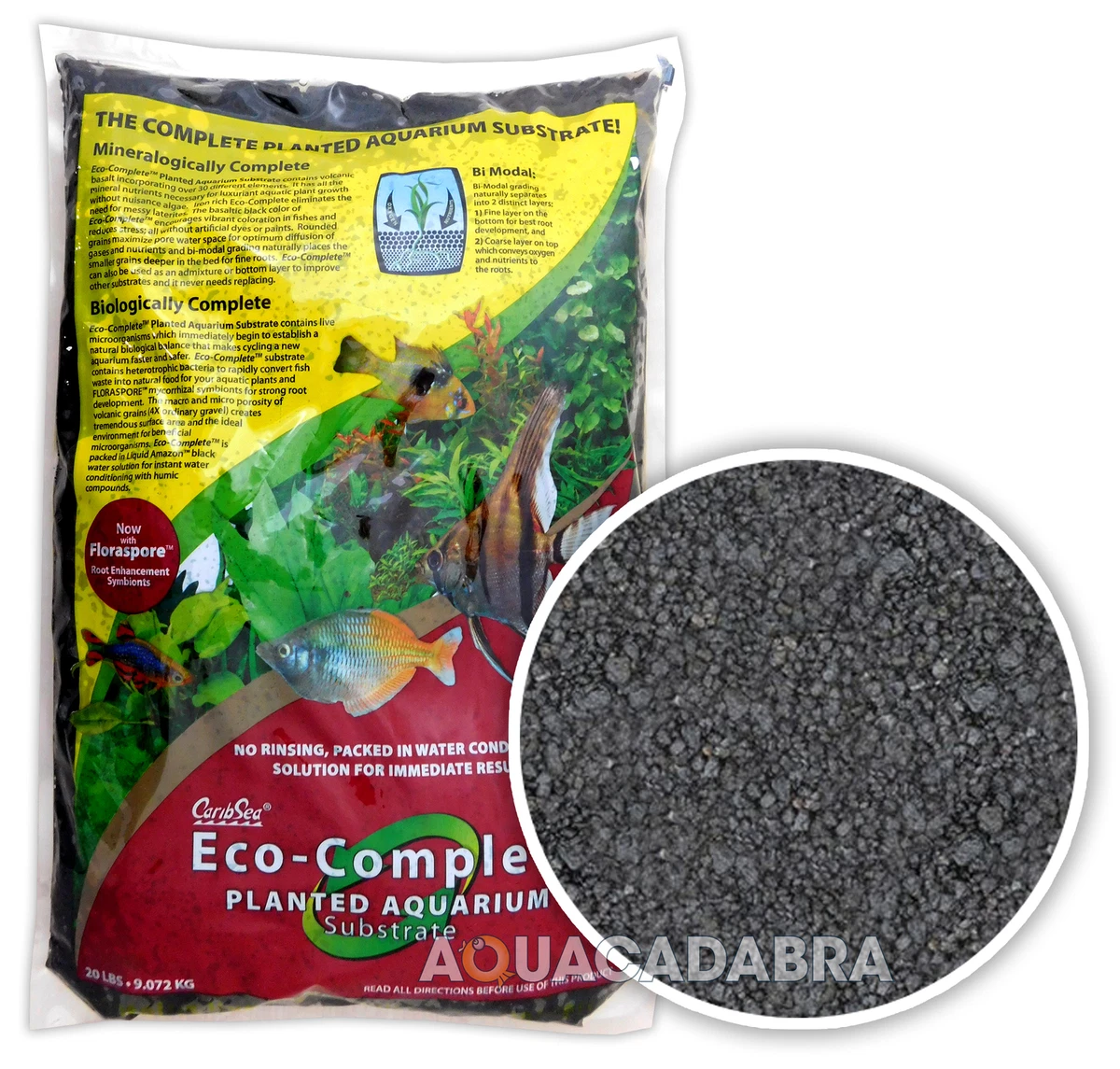 CaribSea Planted Aquarium Substrate Black, Red