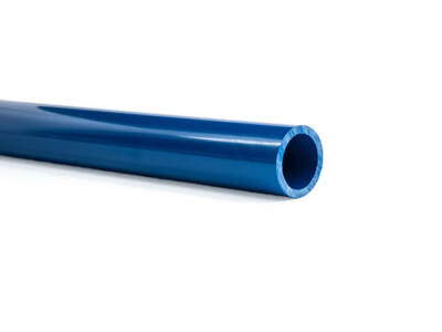 3/4'' blau Möbelqualität Rohr 1,25m Länge
