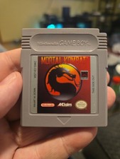 Mortal Kombat Nintendo Gameboy Game W/ Official Case, Tested On Super Gameboy