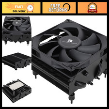 Low Profile CPU Air Cooler, 53mm Height, Slim PWM Fan, ITX Heatsink for AMD/Inte