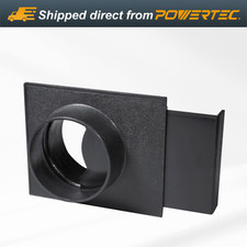 POWERTEC 70108 4-Inch Blast Gate for Dust Collection Hose  Vacuum Fittings 1PK