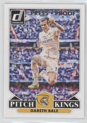 2015 Panini Donruss Pitch Kings Press Proof Silver 198/199 Gareth Bale #10 0j0k