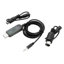 RC Helicopter Airplane Car Model PPM USB Simulator Cable Kit for FlySky FS-SM100