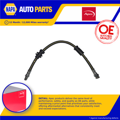 Brake Hose fits ALFA ROMEO GIULIETTA 940 2.0D Rear 10 to 20 Hydraulic 50518954