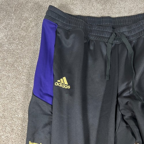 Adidas Mens Size 2X Black Blue Washington Huskies Football Jogger Pant NWT - Picture 3 of 10