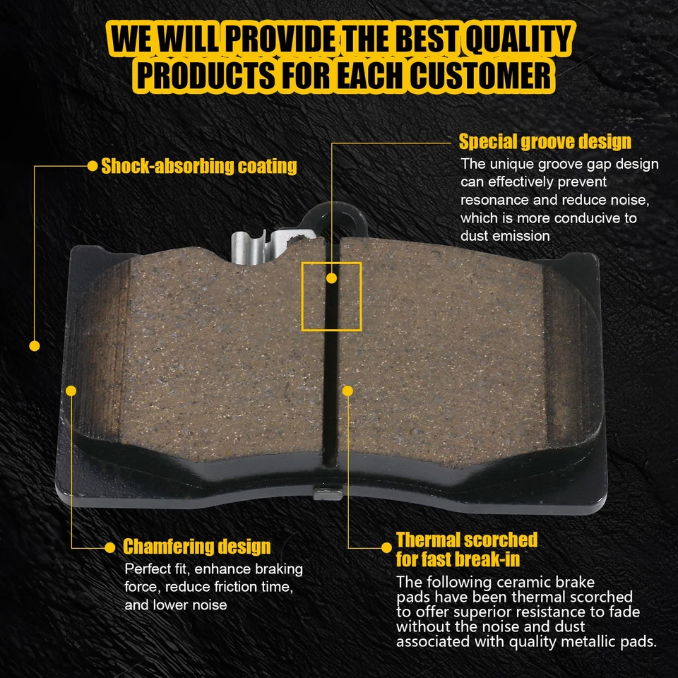 Pastillas de freno delanteras de cerámica para Lexus GS460 IS200t IS300 RC200t RC300 RC350 GS430 Foto 4 de 4