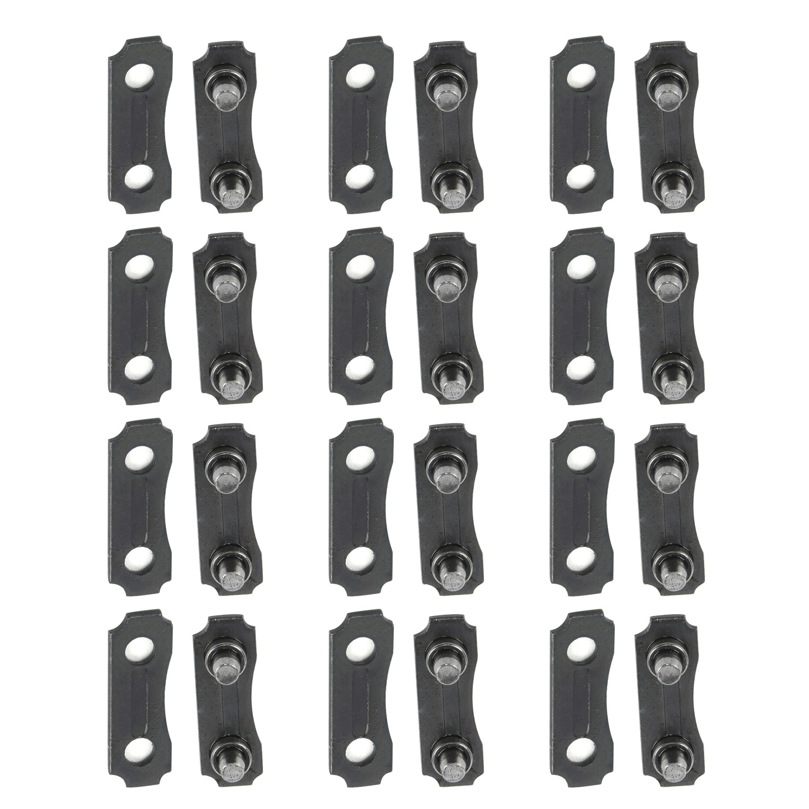 12 Sets Chainsaw Chain Links Repair Part Size 3/8LP Pitch - 0.050 Gauge
