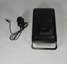 Deluxe Products DP-CASR-101 portable cassette player recorder with power supply