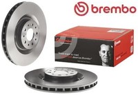 2X Bremsscheibe Brembo 09.A444.41 2 Bremsscheiben Vorderachse Vorne