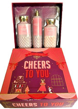 Bath Body Works Champagne Toast Body Lotion, Shower Gel, Fragrance Mist 3 pc