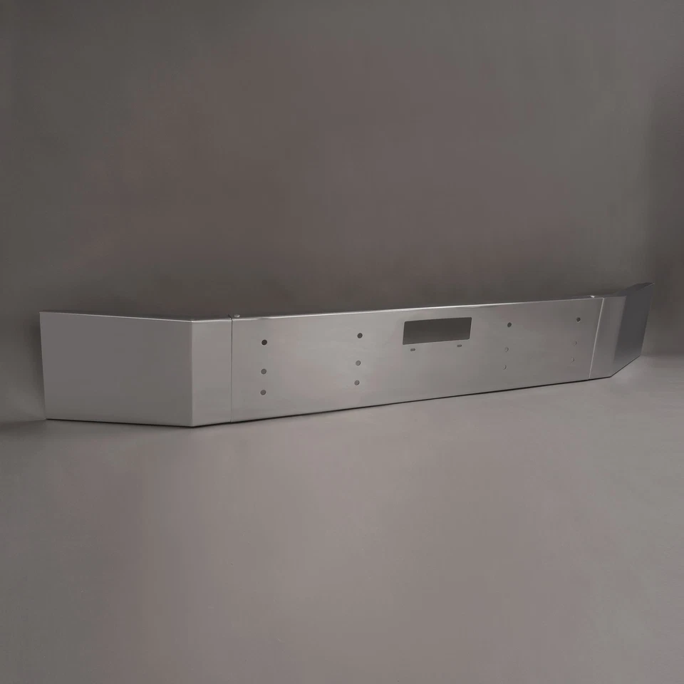 Chrome Front Bumper with Center Tow Cut-out For Mack Granite / CTP / CV / GU - Imagem 4 de 4