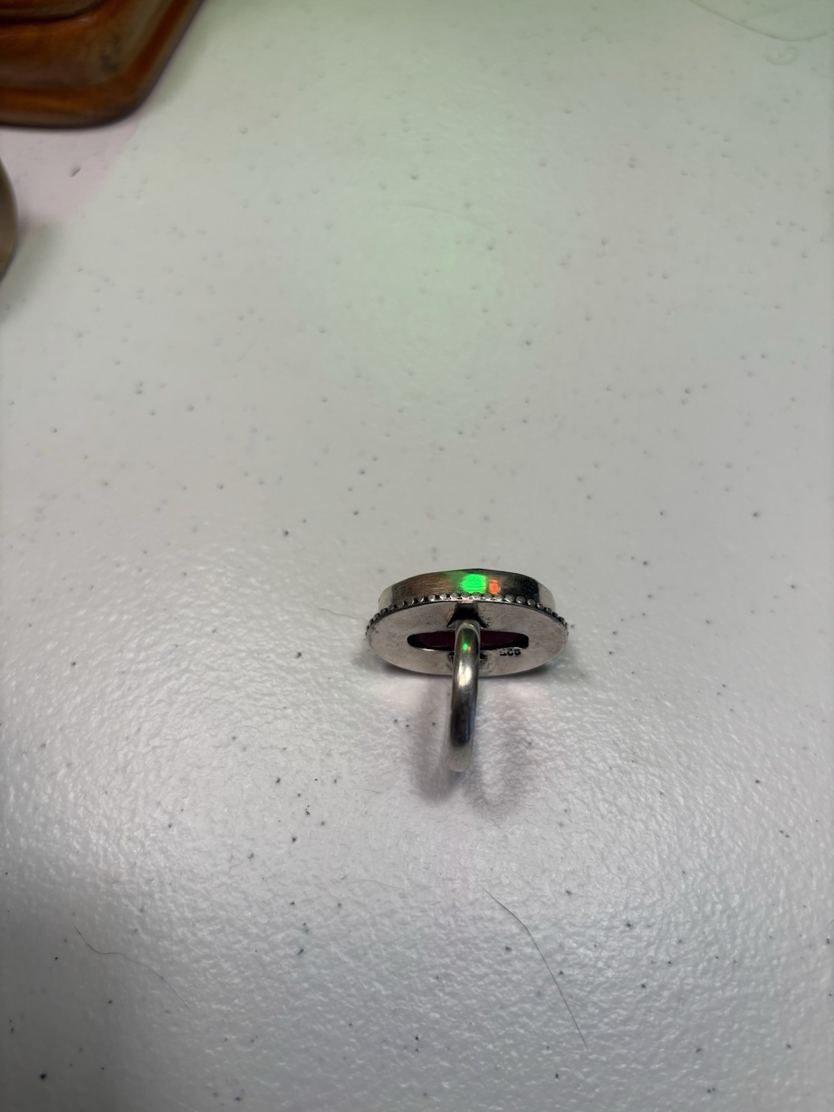 925 Sterling Silver Ruby Ring Size 9 Natural Ston… - image 1