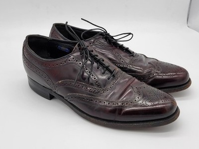 Купить florsheim varsity mens oxfords brown leather dress shoes