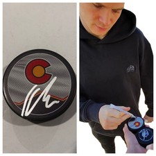 ARTTURI LEHKONEN SIGNED COLORADO AVALANCHE HOCKEY PUCK W/ CASE COA