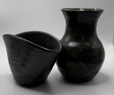 Walter N Owen (1904-1981) North Carolina Vintage Studio Art Pottery Vases NR