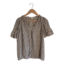 Max Studio Max Mara Group Top Floral Size M Medium Womens