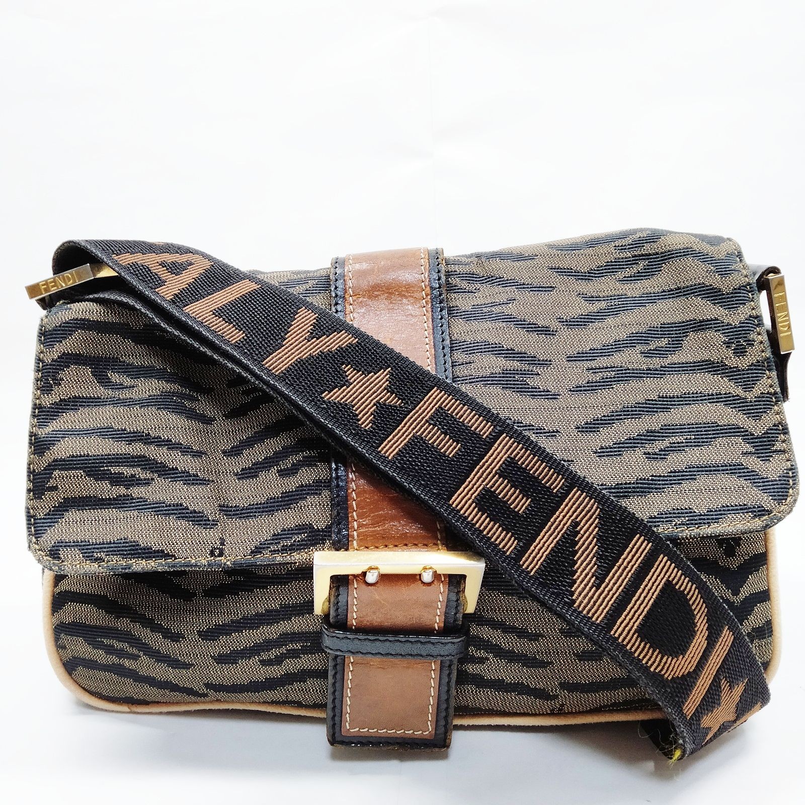 Fendi Brown Nylon Crossbody Bag 3130296-image