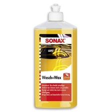 SONAX Wasch & Wax Autoshampoo 500 ml mit Carnauba-Wachs Lackschutz C03 SONAX Wasch & Wax Autoshampoo 500 ml mit Carnauba-Wachs Lackschutz C03