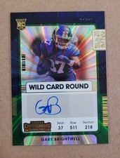 2021 Panini Contenders Gary Brightwell Wild Card Round AUTO