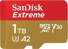 SanDisk microSD 1TB UHS-I U3 V30 130MB/s Full HD  4KExtreme SDSQXAV-1T00-GH3MA
