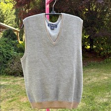 Brooks Brothers V-Neck Gray Sweater