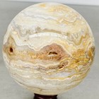 Natural thousand-layer agate crystal ball healing 1940G — photo 3