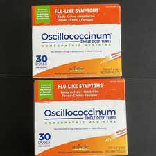 Boiron Oscillococcinum Homeopathic Medicine - 30 Pellets 2 Boxes Exp 1/2029