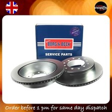 BRAKE FOR TOYOTA 4 RUNNER FJ CRUISER LANDCRUISER PRADO DISCX2 BORG & BECK REAR