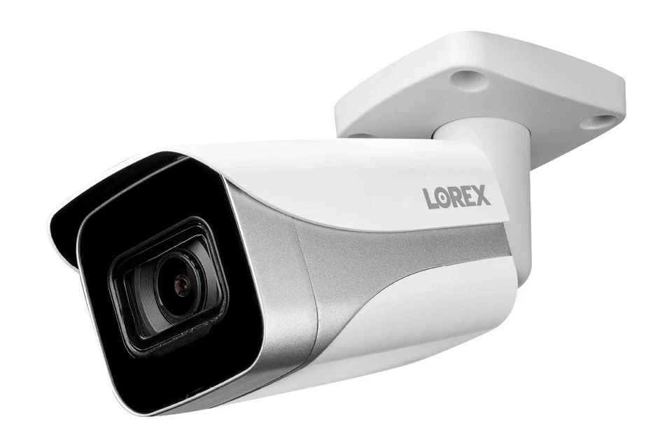 Lorex E861AB-E 4K Ultra HD Smart IP Security Bullet Camera CNV, White - Image 2 of 4