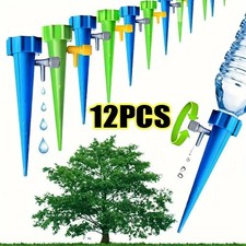 12x Automatic Self Watering Spikes System Garden Home Plant Pot Water-er Tools