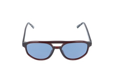WMP Hudson Red Aviator Polarized Sunglasses 55-19-140