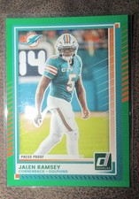 2025 Panini Donruss - Jalen Ramsey #50 Press Proof Green