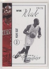 2012-13 Panini Signatures Stars 19/25 Dwyane Wade #184 HOF 0c6