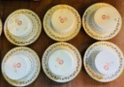 RARE!✴GORGEOUS RAMAKINS +liner DGA Limoges BURLEY Co. Chicago💛Gold Grape Leaves — photo 8