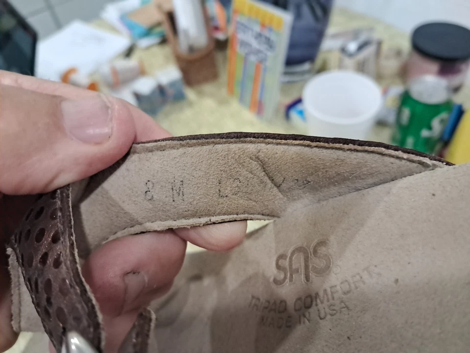 SAS Women's Sanibel Comfort Thong Sandal BRONZE /CINNAMON LADIES 8M ADJUSTABLE - Image 3 of 4