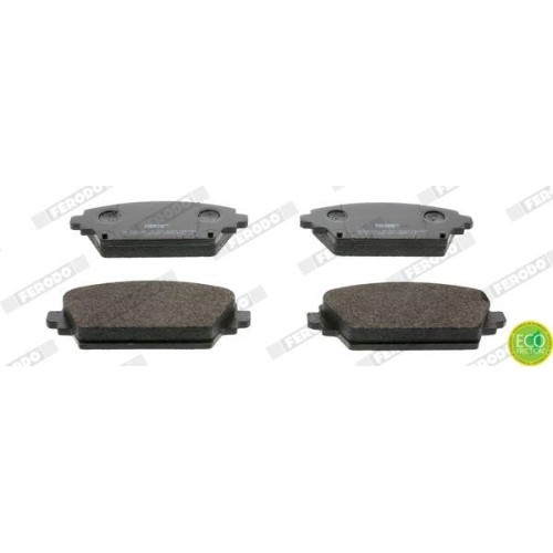 Plaquettes de frein Ferodo FDB1580 à haute performance de freinage écologique sans cuivre