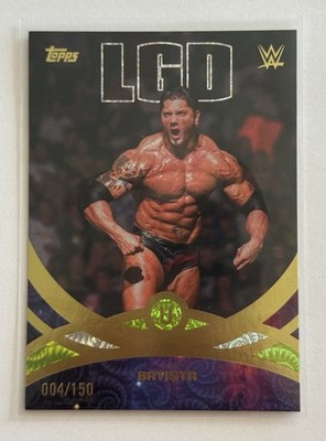 2026 Topps WWE Universe Batista Neon Green # /150 Peak Performance #221