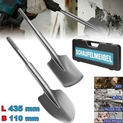 SDS MAX Schaufelmeißel 110*435 mm Asphaltmeißel Spatenmeißel für Bohrmaschine