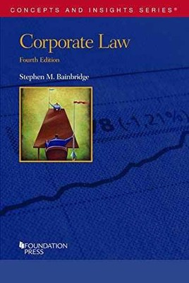 Corporate Law (Concepts and - Paperback, by Bainbridge Stephen - Very Good d