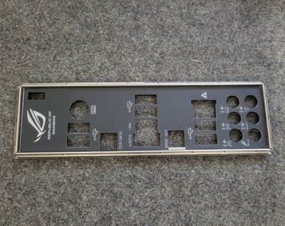 IO Shield für ASUS ROG RAMPAGE II GENE S.1366 X58  (nur ATX I/O Blende)
