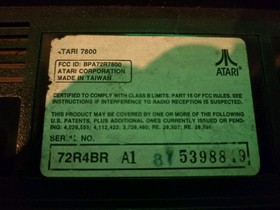 Atari 7800 Console