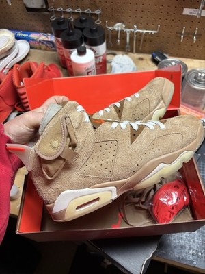 Size 9.5 - Jordan 6 Retro x Travis Scott Mid British Khaki   SHIPS FAST