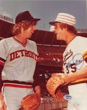 Mark Fidrych & Randy Jones Signed 8x10 Photo Autograph PSA/DNA AQ11379