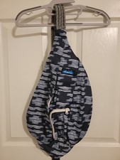 Kavu Rope Sling Bag Blue Crossbody Evening Tide Purse Daypack