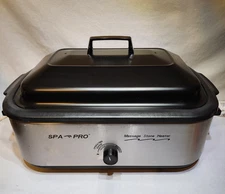 * Flaw Metal Ware Corp Spa~Pro Massage Stone Heater 17"x 11"x 8" Model #4418